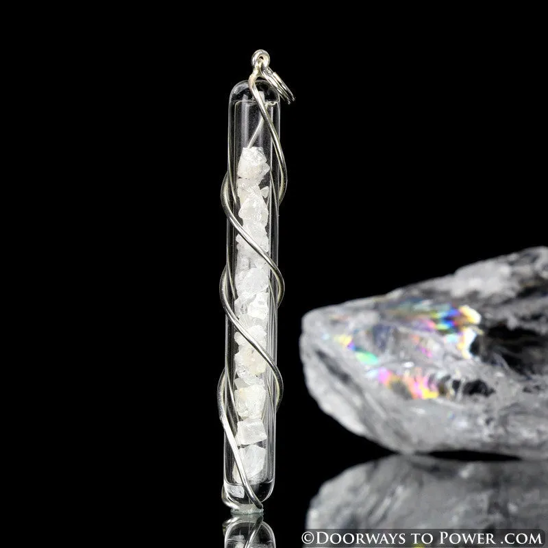 Satyaloka Quartz Azeztulite Crystal Pendant