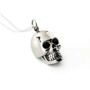 Silver Skull Charm