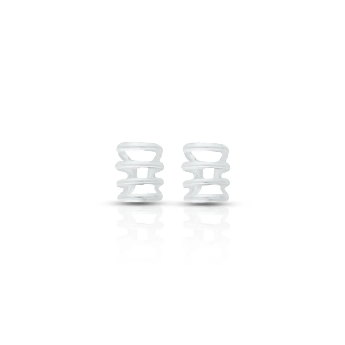 Silver Spring Design Earrings for Girls