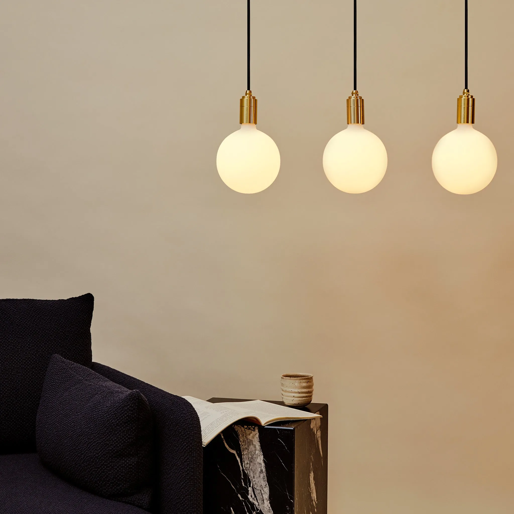 Sphere IV Pendant Light in Brass