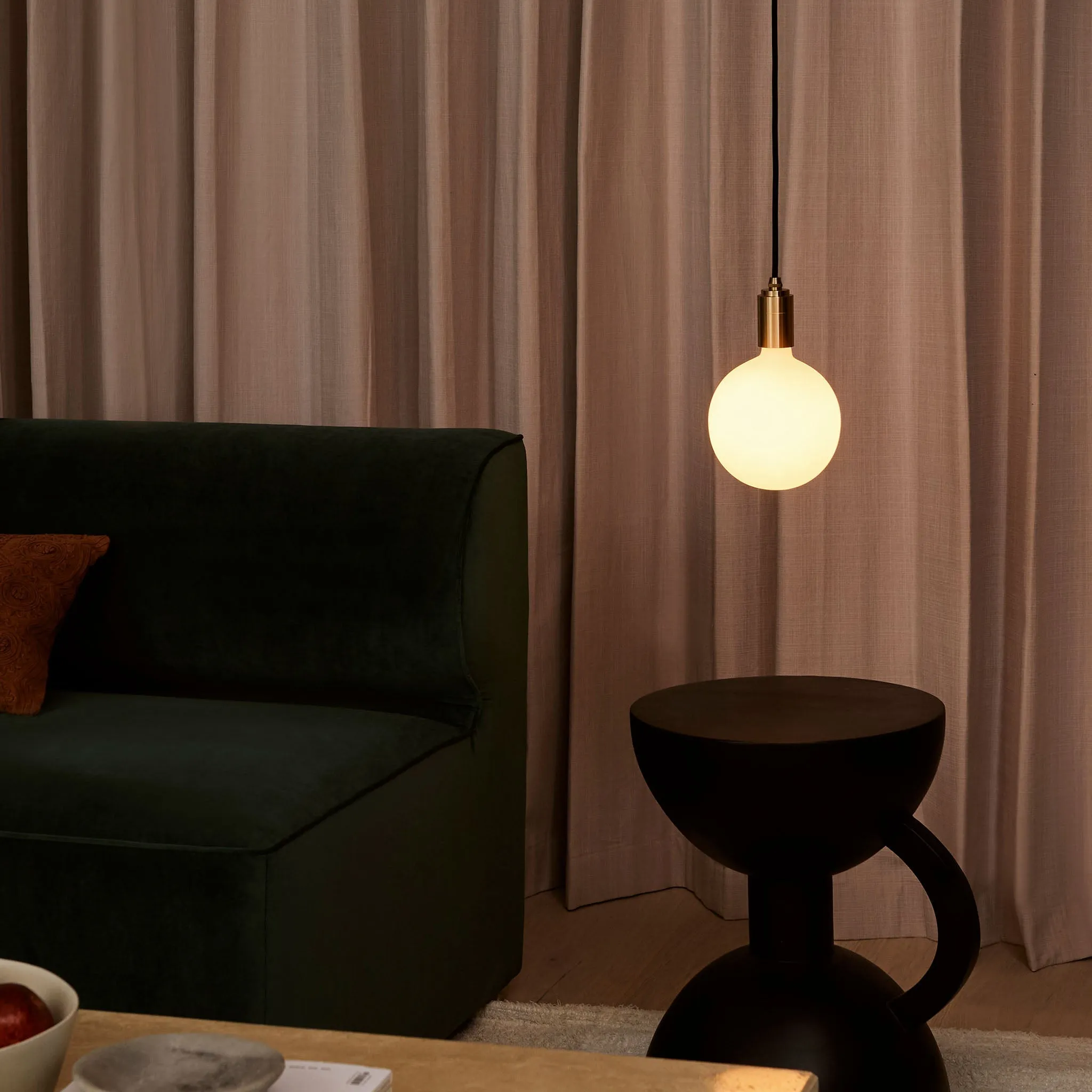 Sphere IV Pendant Light in Brass