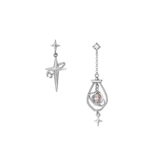 Starlight Drop Earrings for Women Crystal Ball Stars Earrings