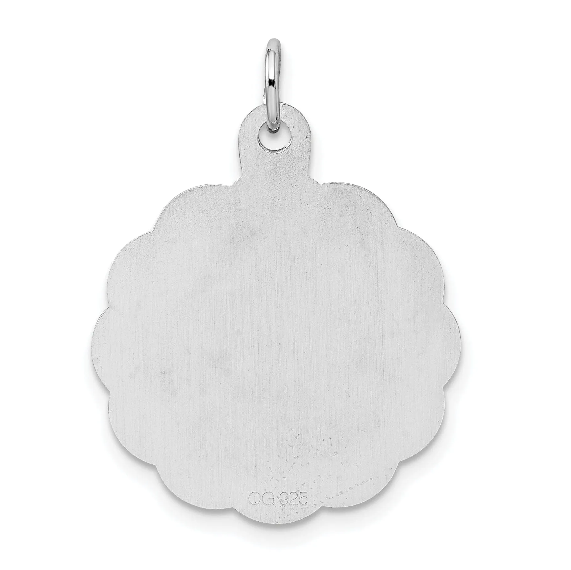 Sterling Silver Confirmation Disc Charm