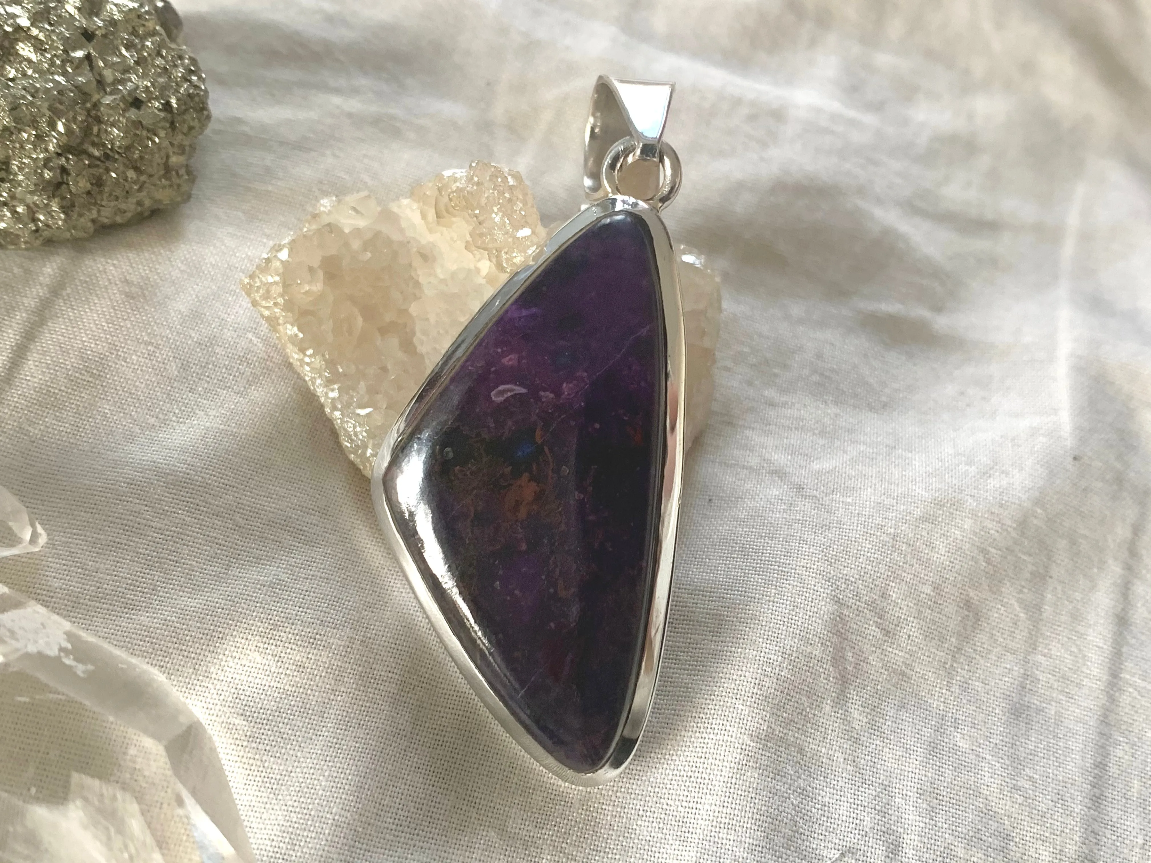 Sugilite Naevia Pendant - Reg. Freeform