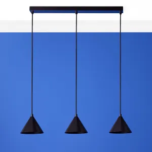 Sway pendant light in black