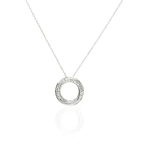 Swirl Diamond Pendant