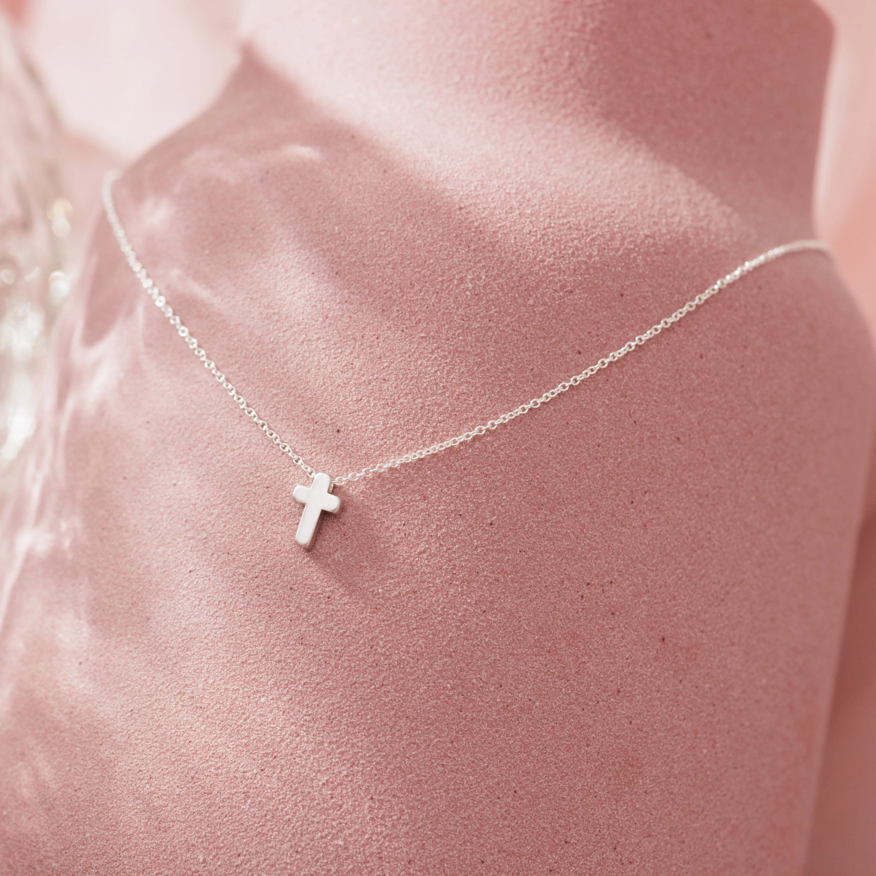 Tiny Cross Necklace