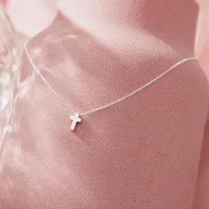 Tiny Cross Necklace