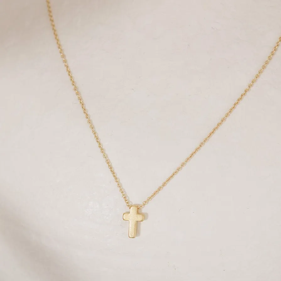 Tiny Cross Necklace