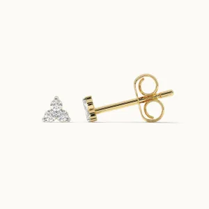 Triad Small Diamond Earrings