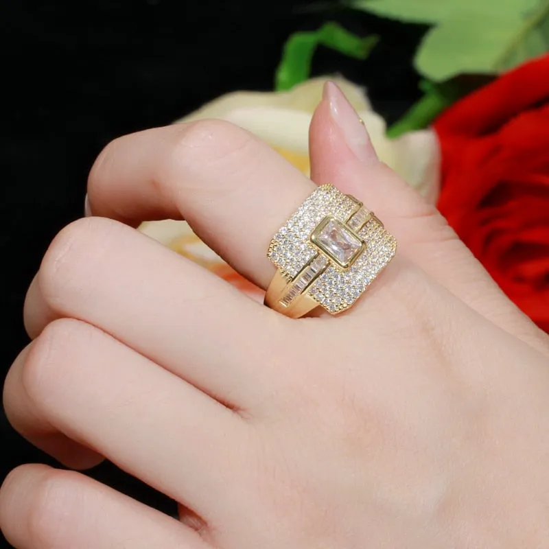 Zircons Monaco Luxury Cubic Ring